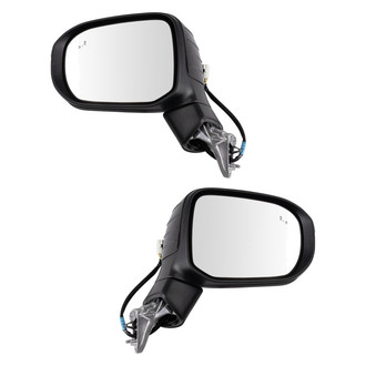 TRQ® - Power Heated Manual-Foldaway Side View Mirror