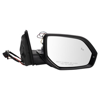 TRQ® - Power Heated Manual-Foldaway Side View Mirror