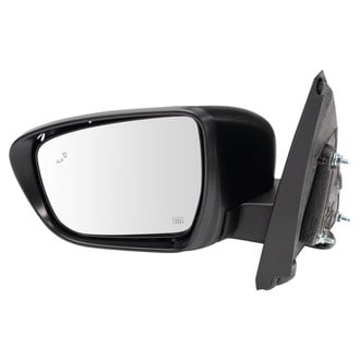 TRQ® - Power Heated Manual-Foldaway Side View Mirror