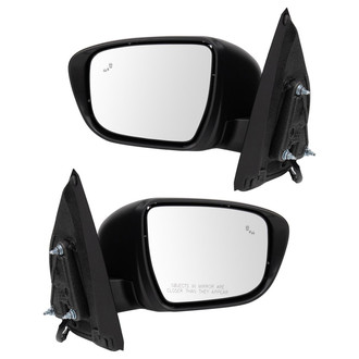 TRQ® - Driver and Passenger Side View Mirror Set (Non-Heated, Foldaway)