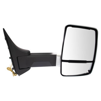 TRQ® - Passenger Side Manual View Mirror (Non-Heated, Foldaway)