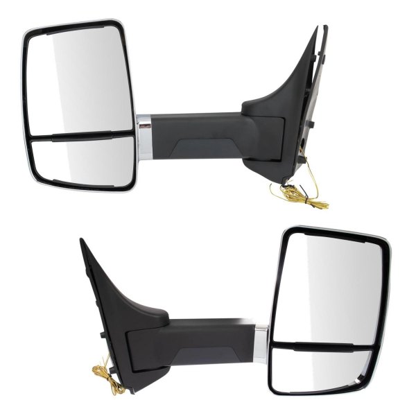 TRQ® - Manual View Mirror Set