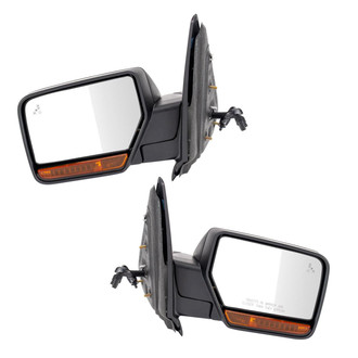 TRQ® MRA11683 - Driver and Passenger Side View Mirror Set (Heated, Foldaway)