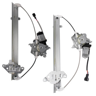 TRQ® - Front Driver and Passenger Side Power Window Regulator and Motor Assembly Set