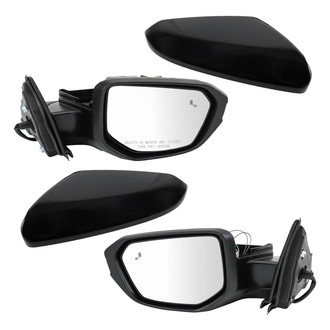 TRQ® - Driver and Passenger Side View Mirror Set