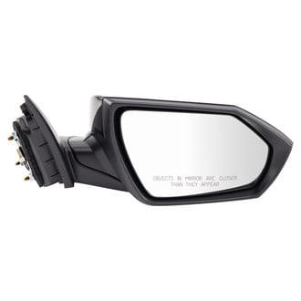 TRQ® - Passenger Side Power View Mirror (Non-Heated, Foldaway)