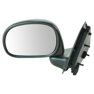 TRQ® - Driver Side Manual View Mirror (Non-Heated, Foldaway)