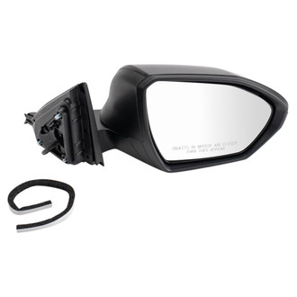 TRQ® - Passenger Side Power View Mirror (Non-Heated, Foldaway)