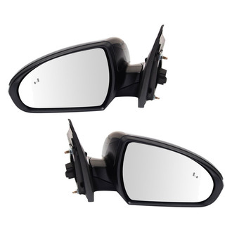 TRQ® - Power Heated Manual-Foldaway Side View Mirror