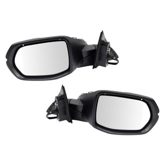 TRQ® - Power Heated Manual-Foldaway Side View Mirror