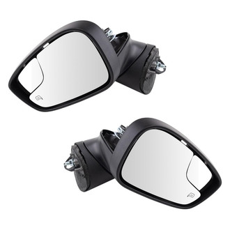 TRQ® - Power Heated Manual-Foldaway Side View Mirror