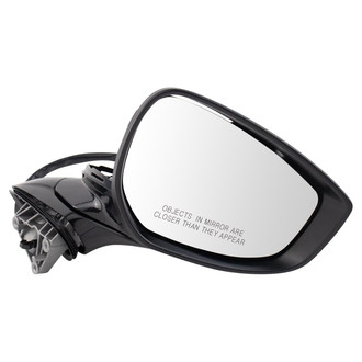 TRQ® - Passenger Side Power View Mirror (Non-Heated, Foldaway)