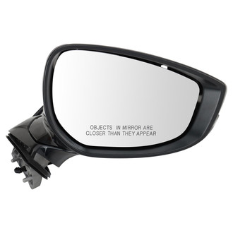 TRQ® - Passenger Side Power View Mirror (Non-Heated, Foldaway)
