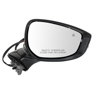 TRQ® - Passenger Side Power View Mirror (Non-Heated, Foldaway)