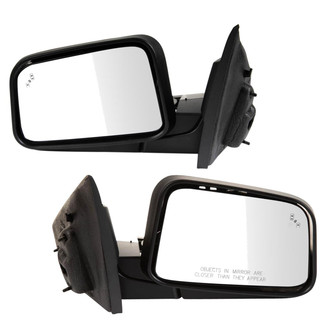 TRQ® - Driver and Passenger Side Power View Mirror Set (Heated, Foldaway)