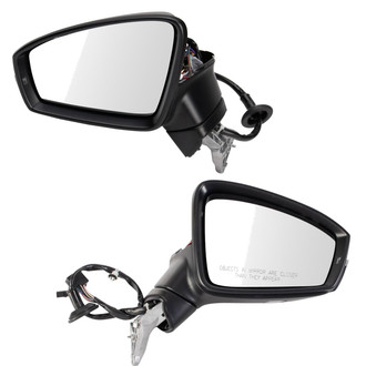 TRQ® - Driver and Passenger Side View Mirror Set