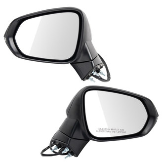 TRQ® - Power Heated Power-Foldaway Side View Mirror Set