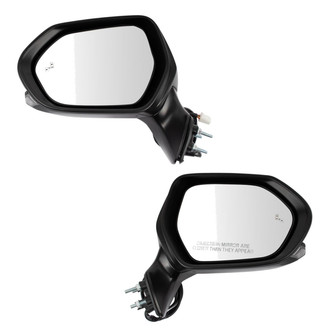 TRQ® - Driver and Passenger Side Power View Mirror Set (Heated, Foldaway)