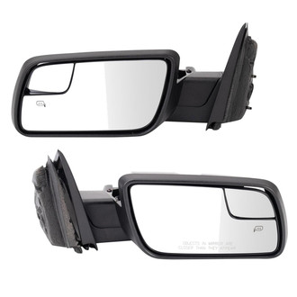 TRQ® - Driver and Passenger Side View Mirror Set