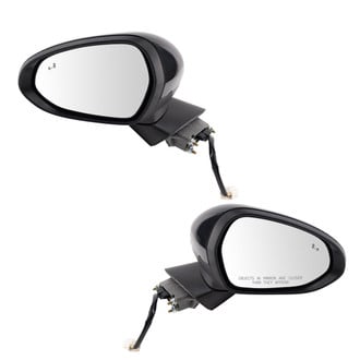 TRQ® - Driver and Passenger Side Power View Mirror Set (Heated, Foldaway)