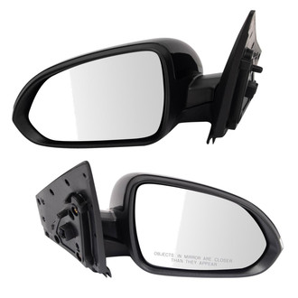 TRQ® - Driver and Passenger Side Power View Mirror Set (Heated, Foldaway)