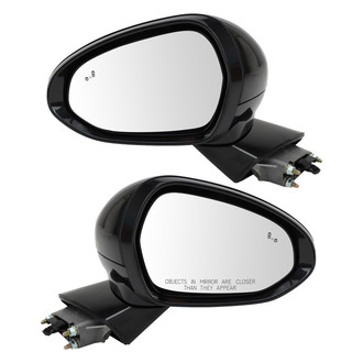 TRQ® - Driver and Passenger Side Power View Mirror Set (Heated, Foldaway)
