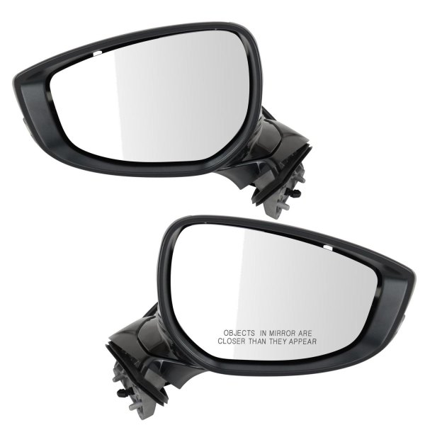 TRQ® - Driver and Passenger Side View Mirror Set