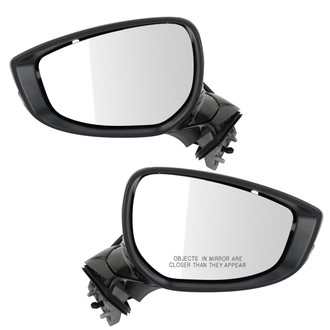 TRQ® - Driver and Passenger Side Power View Mirror Set (Non-Heated, Foldaway)