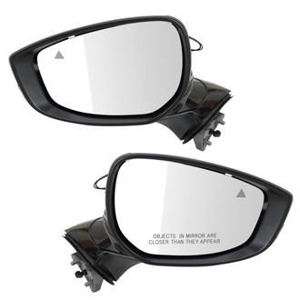TRQ® MRA17983 - Driver and Passenger Side Power View Mirror Set (Heated, Foldaway)