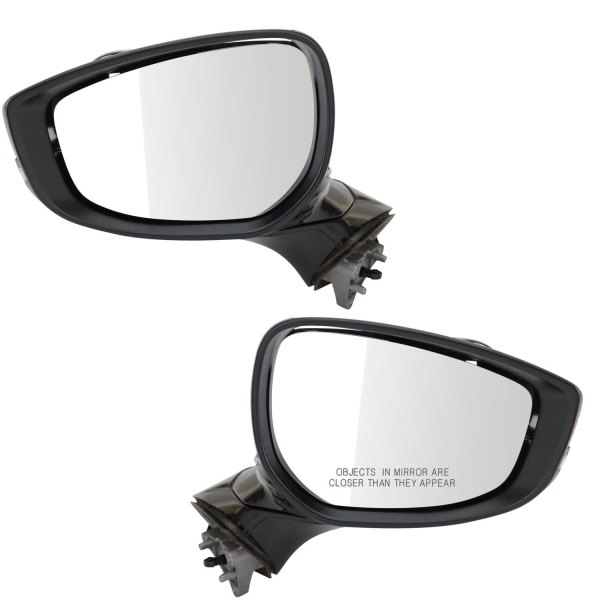 TRQ® - Driver and Passenger Side View Mirror Set