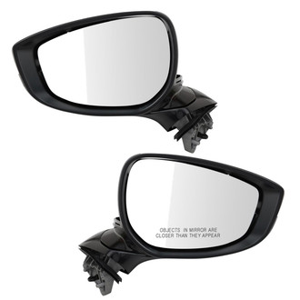 TRQ® - Driver and Passenger Side Power View Mirror Set (Non-Heated, Foldaway)