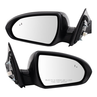 TRQ® - Driver and Passenger Side Power View Mirror Set (Heated, Foldaway)