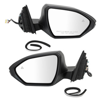 TRQ® - Power Heated Foldaway Side View Mirror Set