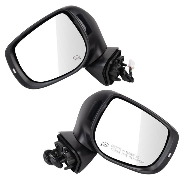 TRQ® - Driver and Passenger Side View Mirror Set