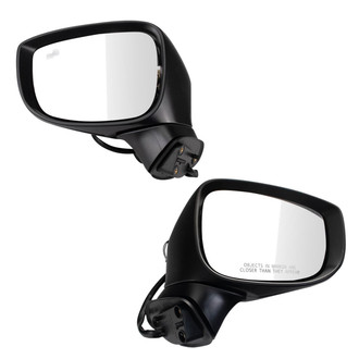TRQ® - Power Heated Power-Foldaway Side View Mirror Set