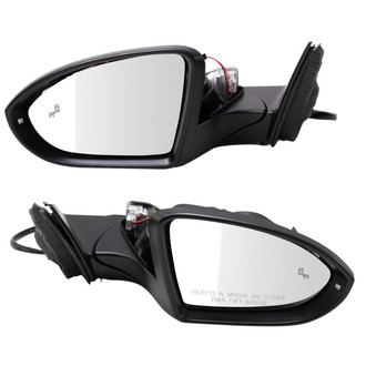 TRQ® - Driver and Passenger Side View Mirror Set