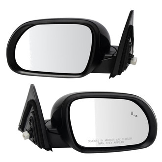 TRQ® - Driver and Passenger Side View Mirror Set