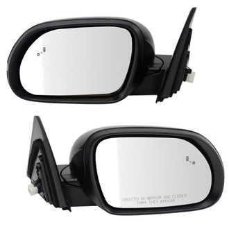 TRQ® - Driver and Passenger Side View Mirror Set