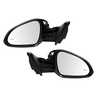 TRQ® - Power Heated Manual-Foldaway Side View Mirror