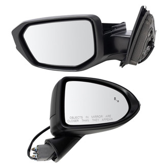 TRQ® - Driver and Passenger Side Power View Mirror Set (Heated, Foldaway)