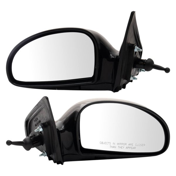 TRQ® - Driver and Passenger Side Manual View Mirror Set