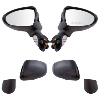 TRQ® - Driver and Passenger Side Power View Mirror Set (Heated, Foldaway)