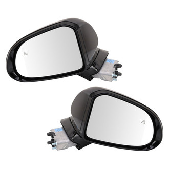 TRQ® - Power Heated Manual-Foldaway Side View Mirror