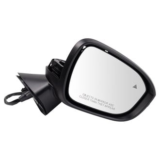 TRQ® - Passenger Side View Mirror (Heated, Foldaway)