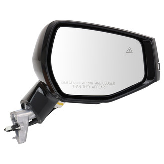 TRQ® - Passenger Side Power View Mirror (Heated, Foldaway)