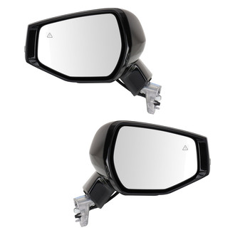 TRQ® - Power Heated Manual-Foldaway Side View Mirror