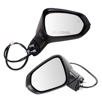 TRQ® - Power Heated Power-Foldaway Side View Mirror Set