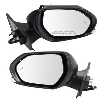 TRQ® - Driver and Passenger Side Power View Mirror Set (Heated, Foldaway)
