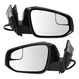 TRQ® - Driver and Passenger Side Power View Mirror Set (Heated, Foldaway)