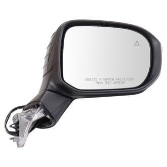 TRQ® - Power Heated Manual-Foldaway Side View Mirror